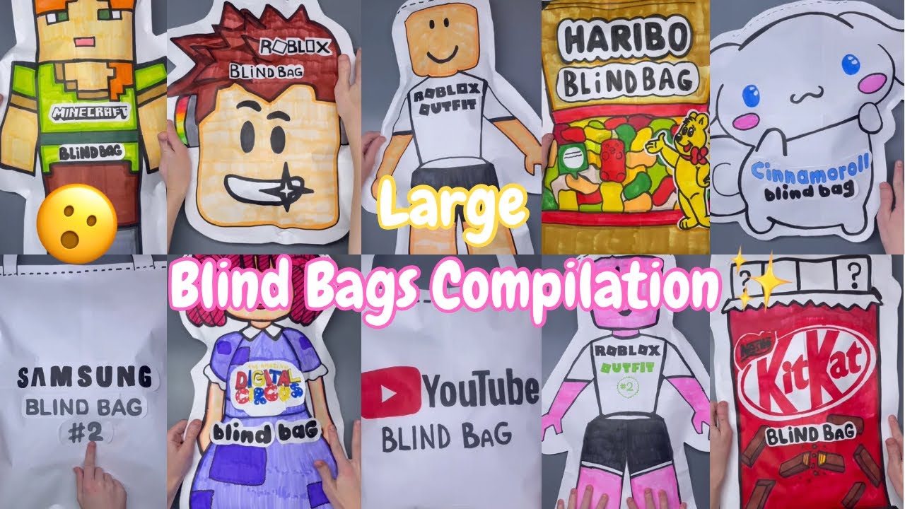 10 Minutes of ✨ LARGE BLIND BAGS Opening✨🍭
