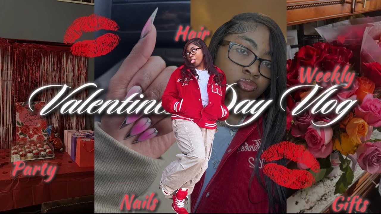 Weekly Vlog: Valentine’s Day Weekend•Hair•Nails•Party•Etc