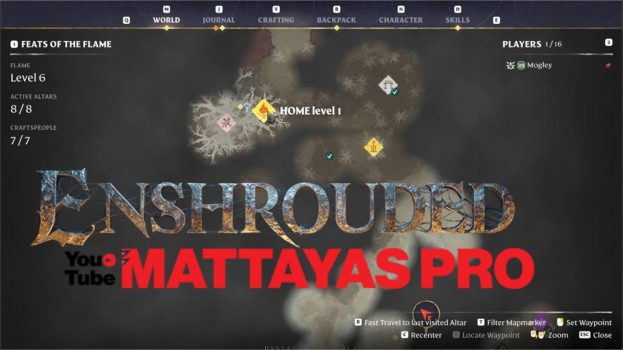 Enshrouded [Vukah Buff Statue] + Base Tour