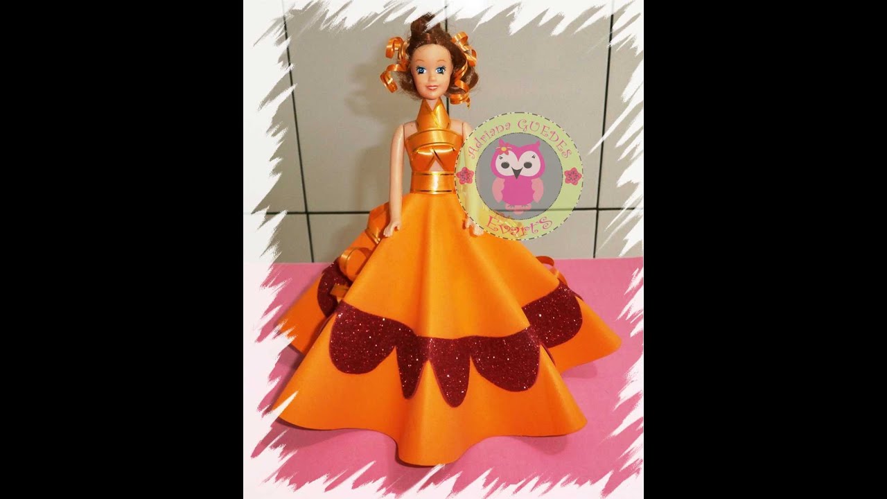 DIY - BONECA COM EVA E FITA - PAP