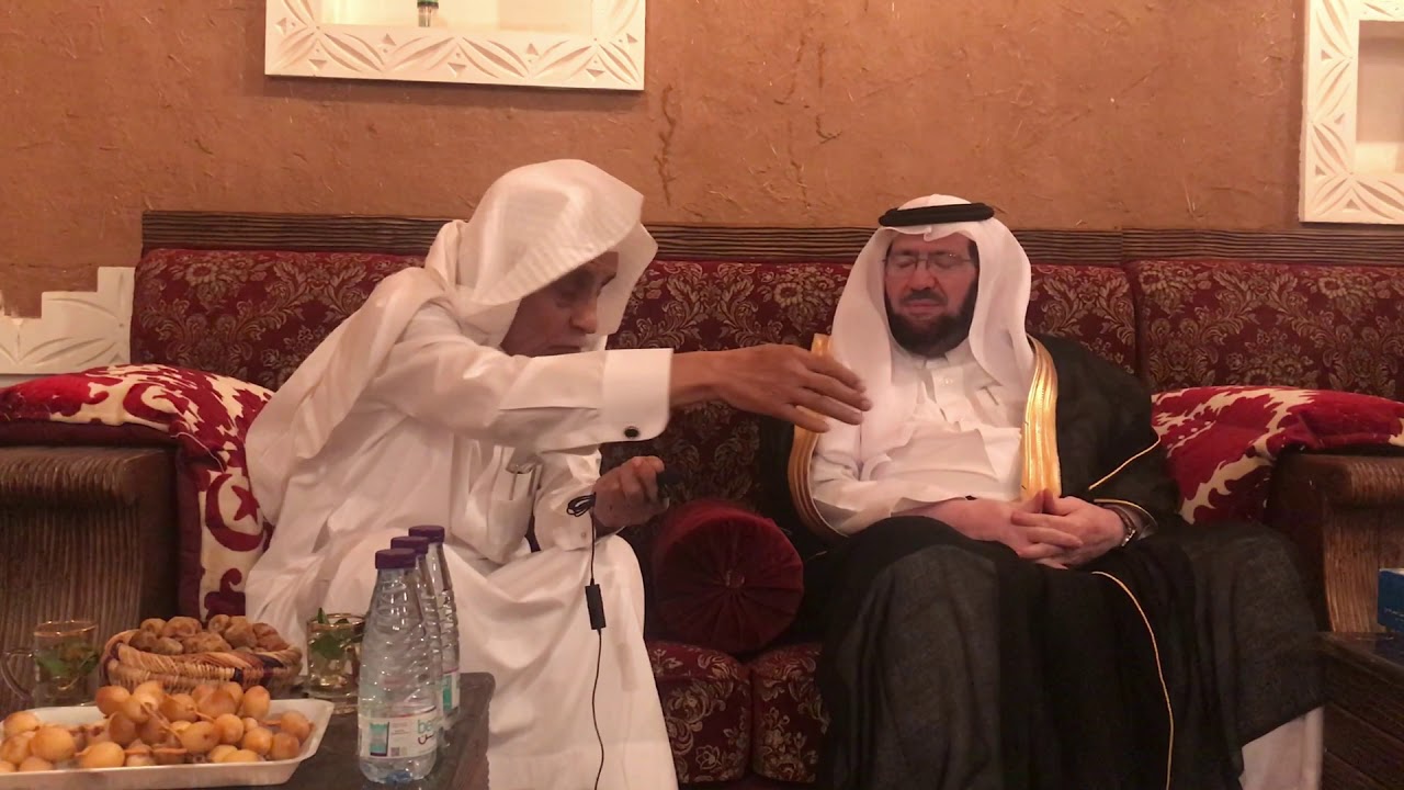احتفاء بمعالي الشيخ سليمان المهنا رئيس محكمة الرياض سابقاً في مزرعة ( مشرفة ) بضيافة د. محمد المشوح