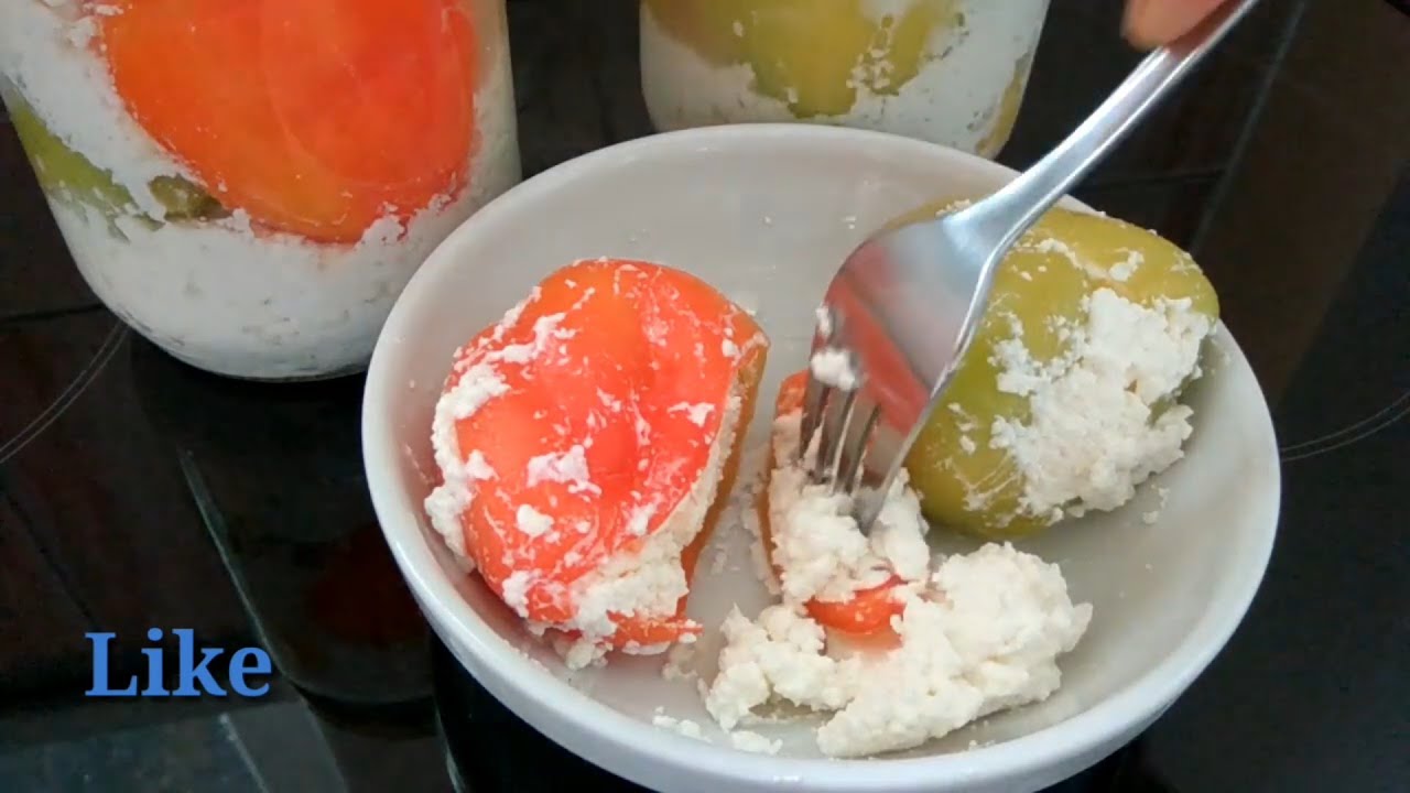 Extra paprika punjena sirom, priprema za nekoliko minuta! Stari zaboravljeni recept! #4k