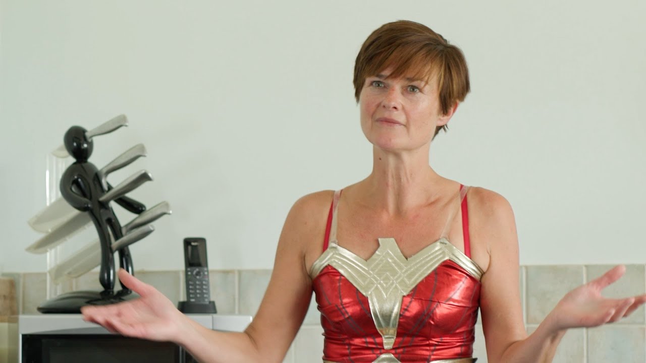 Liz Mente-Bishop presenting her love of cooking