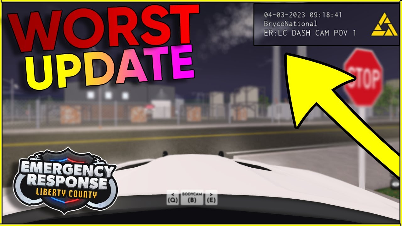 WORST ERLC UPDATE! BodyCams and DashCams are TERRIBLE! (Roblox ERLC)