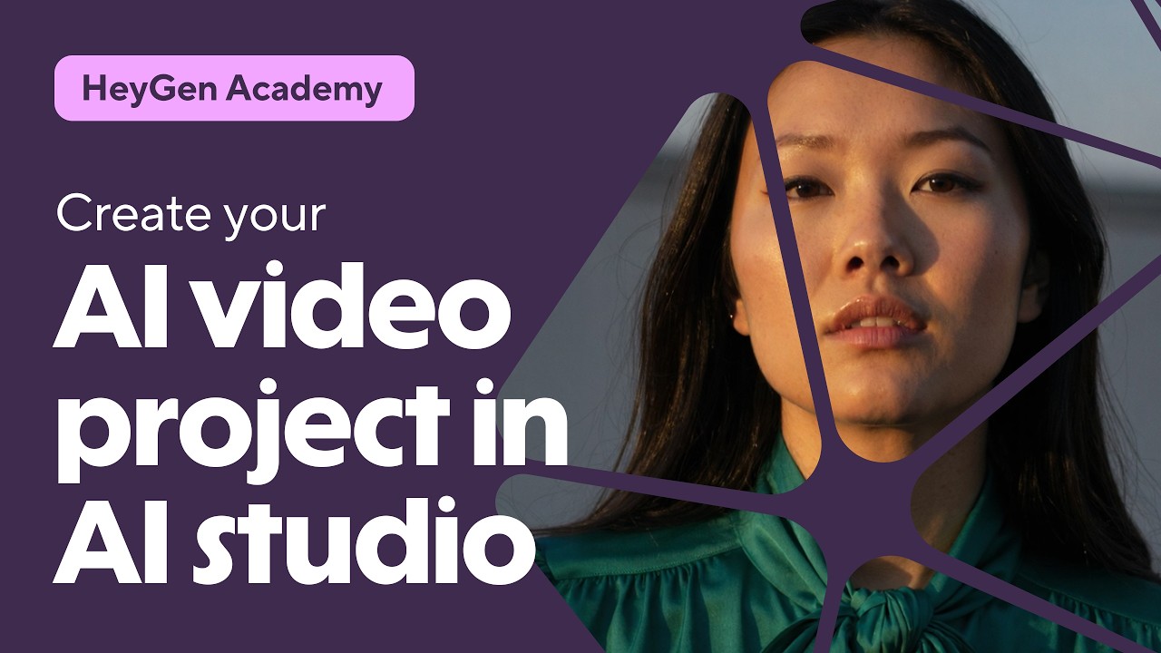 Академия HeyGen: Как создать свое первое видео с использованием ИИ в AI Studio