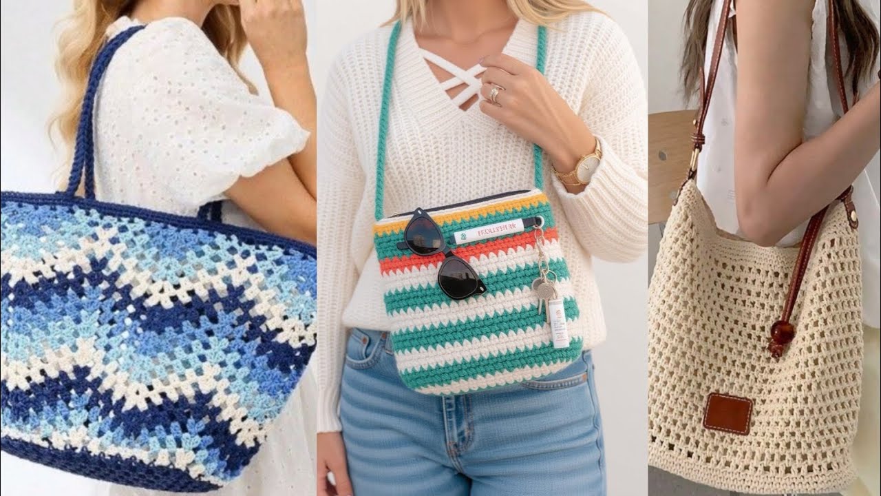 Trendy Crochet Casual Bags 🧶 | Simple & Elegant Handmade Bag Designs | ladyloops