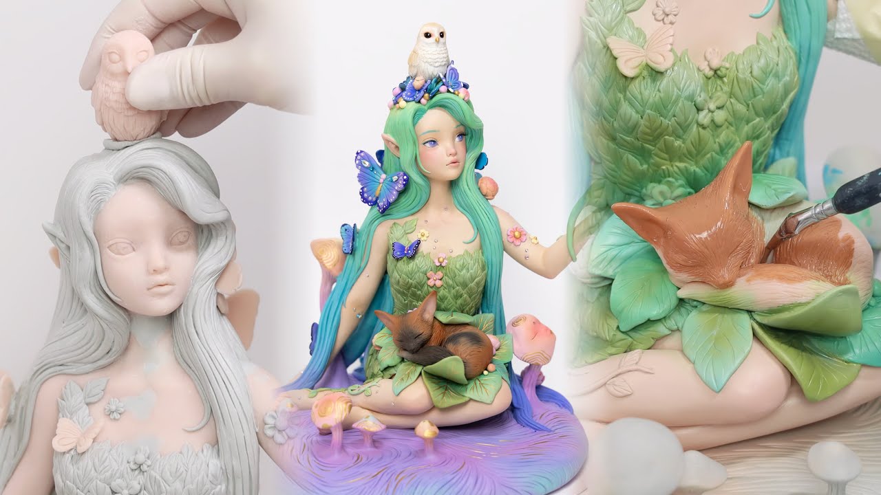The Making of “Chloris” A Mystical Woodland Nymph Sculpture