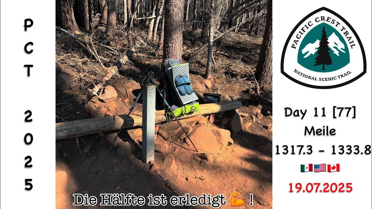 4K - PCT 2025 - Day 11 [77] - 19.07.25 - Meile 1317.4 to 1333.8 -  Pacific Crest Trail