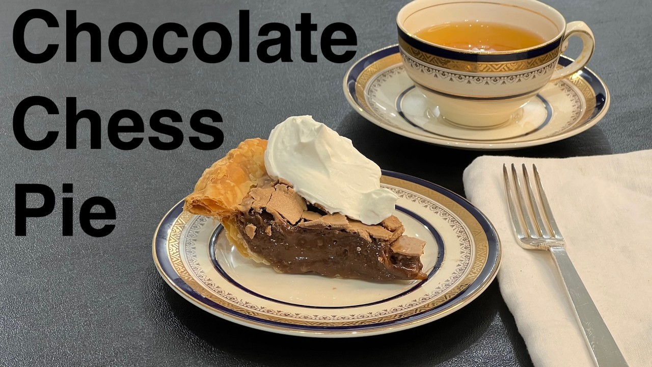 Best Chocolate Chess Pie - An Easy Southern Dessert For Chocolate Lovers