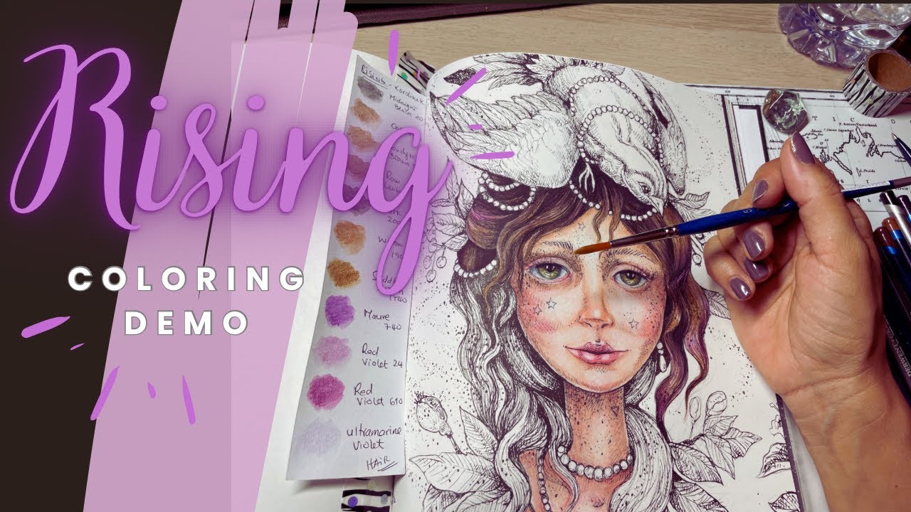 RISING Coloring demo Part 1 @karolinakubikowska7264
