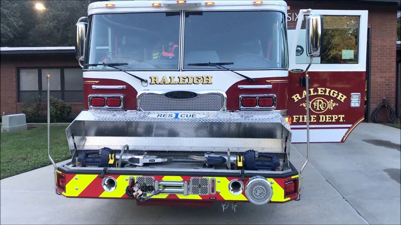10/17/18 - Raleigh FD - Rescue 1 Walk-Around