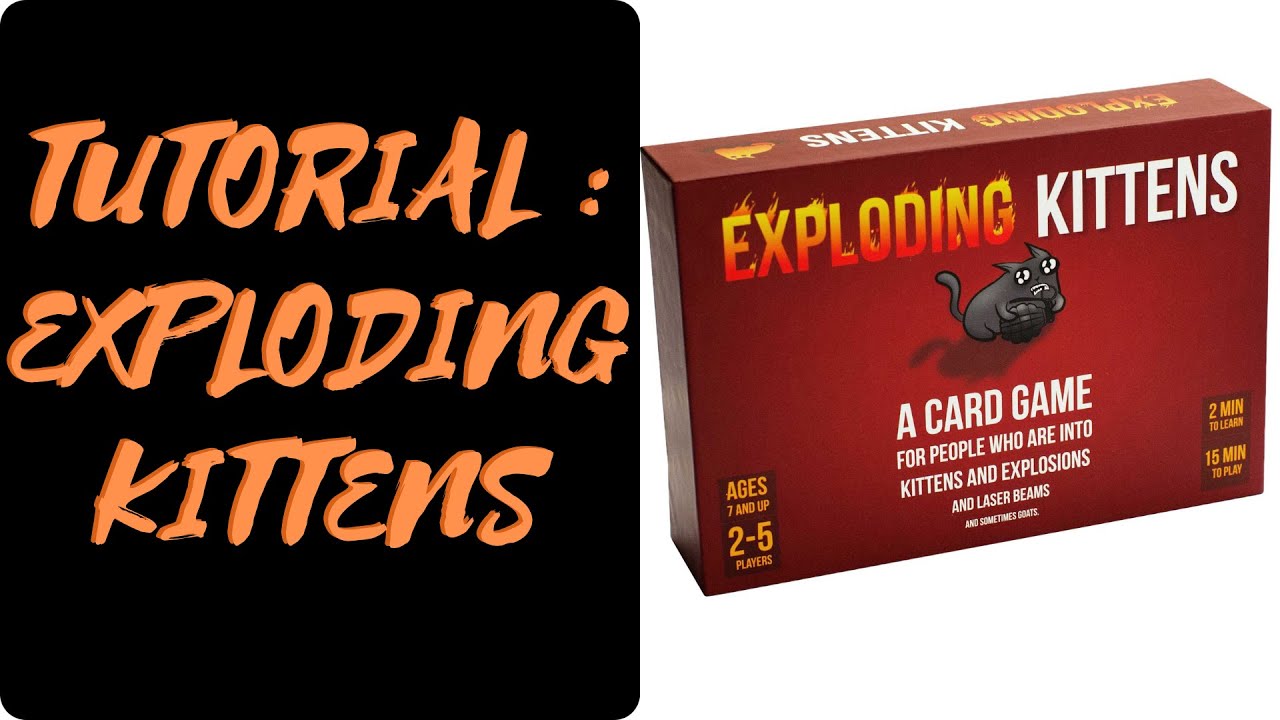 EXPLODING KITTENS : Como se juega [ES] (Reglas - tutorial - instrucciones)