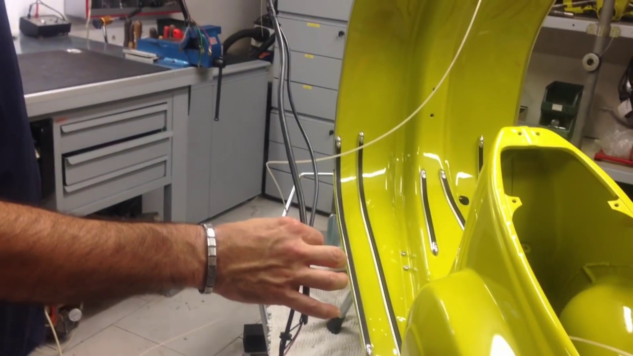 Montaggio cablaggio elettrico vespa 50 -Vespe tutorial