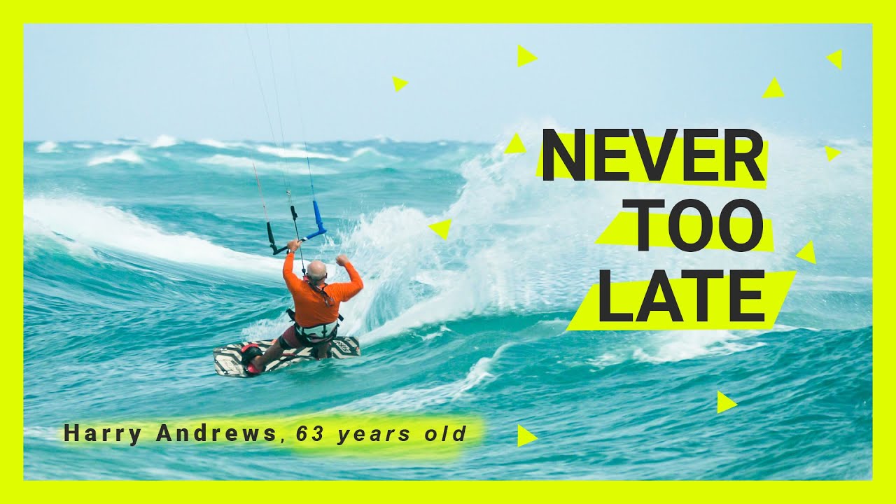 It's never too late to start kiteboarding!