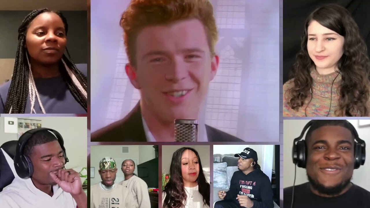 Rick Astley - Never Gonna Give You Up (Official Video) Remaster [REACTION MASH-UP]