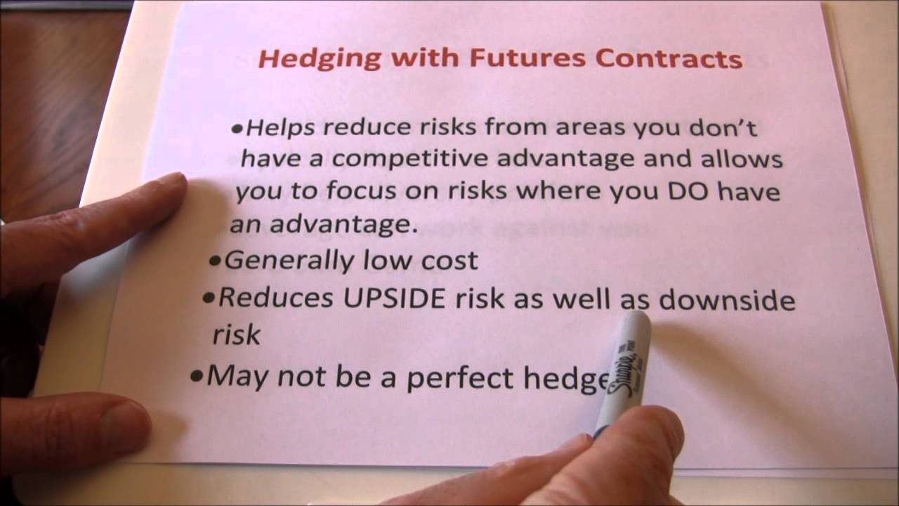 Futures Hedging vs Speculating