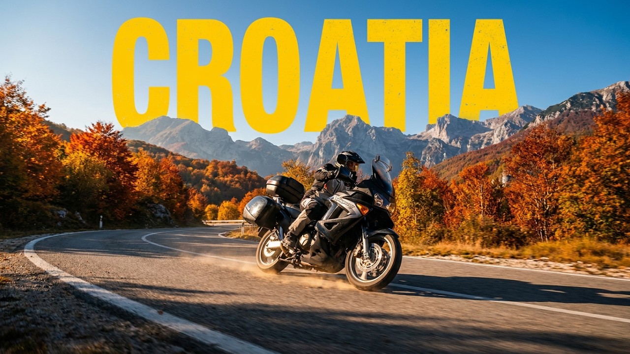 Road 32, Croatia. Honda Varadero 1000, pure sound.