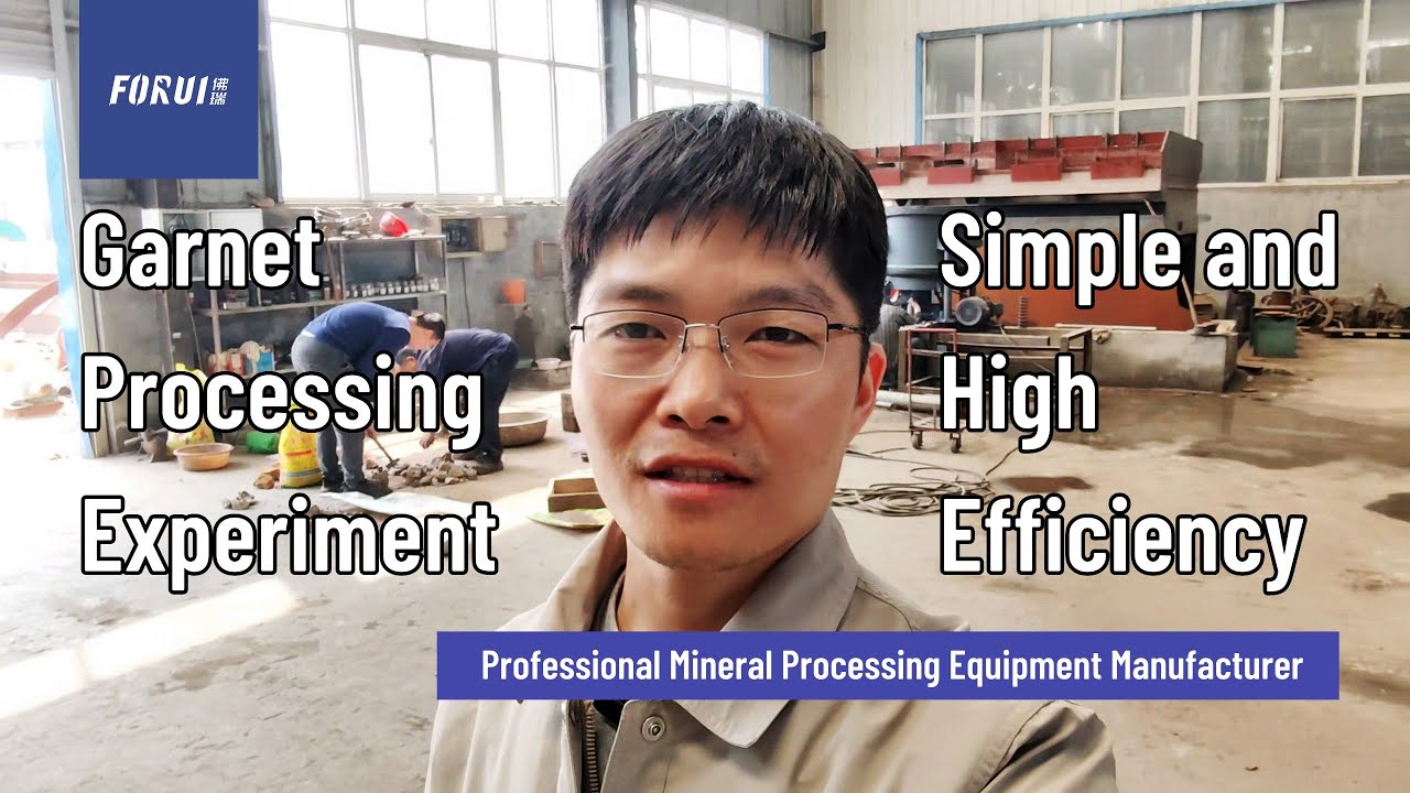 How To Upgrade Low Grade Garnets With Jig Machine/ Mineral Jig 如何用跳汰机提升低品位石榴石的等级