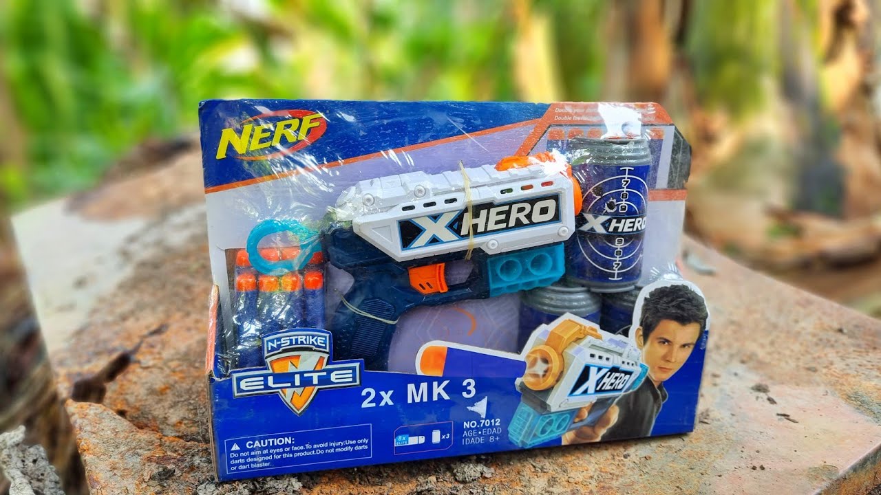Nerf Gun X Hero Elite Pistol Soft Bullet Gun