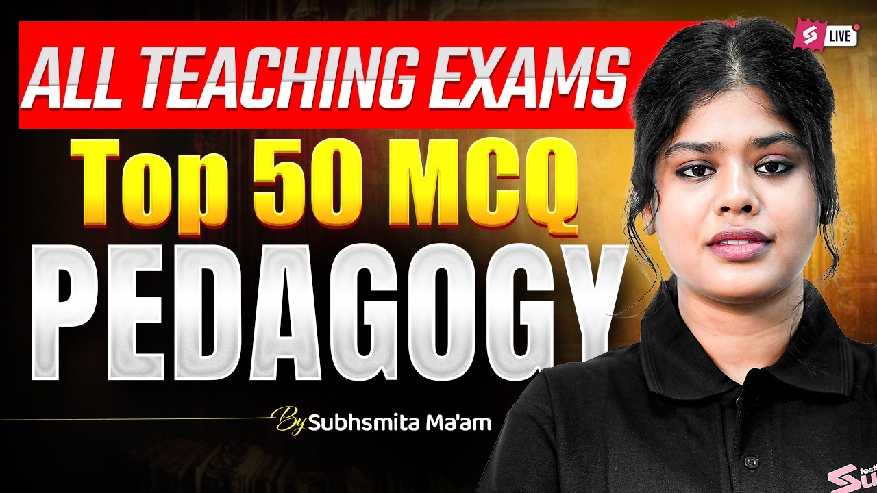 OTET, Odisha Bed, Junior Teacher 2026 | Pedagogy Class | Top 50 MCQs By Subhasmita Mam