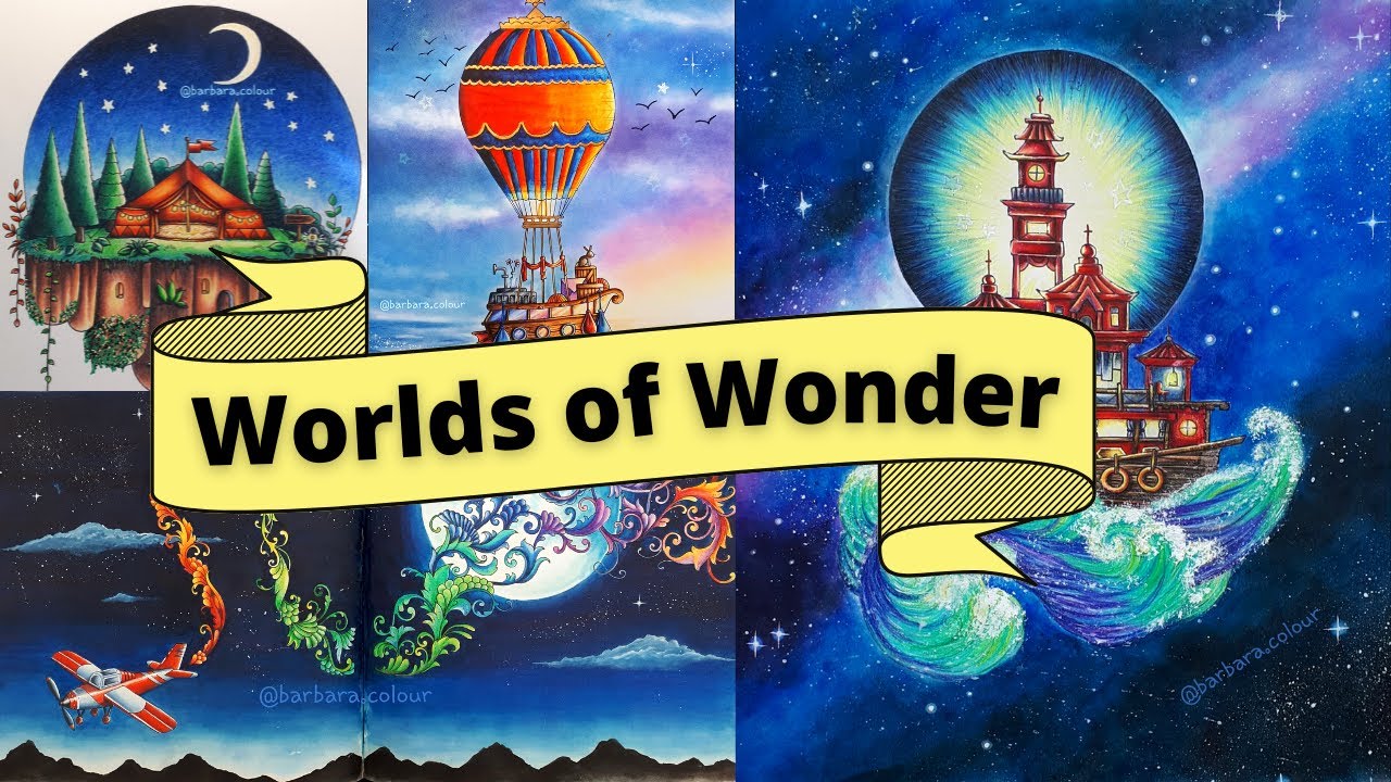 📚 Mes coloriages terminés ✏  dans WORLDS of WONDER / Mes MONDES RÊVÉS - Johanna BASFORD