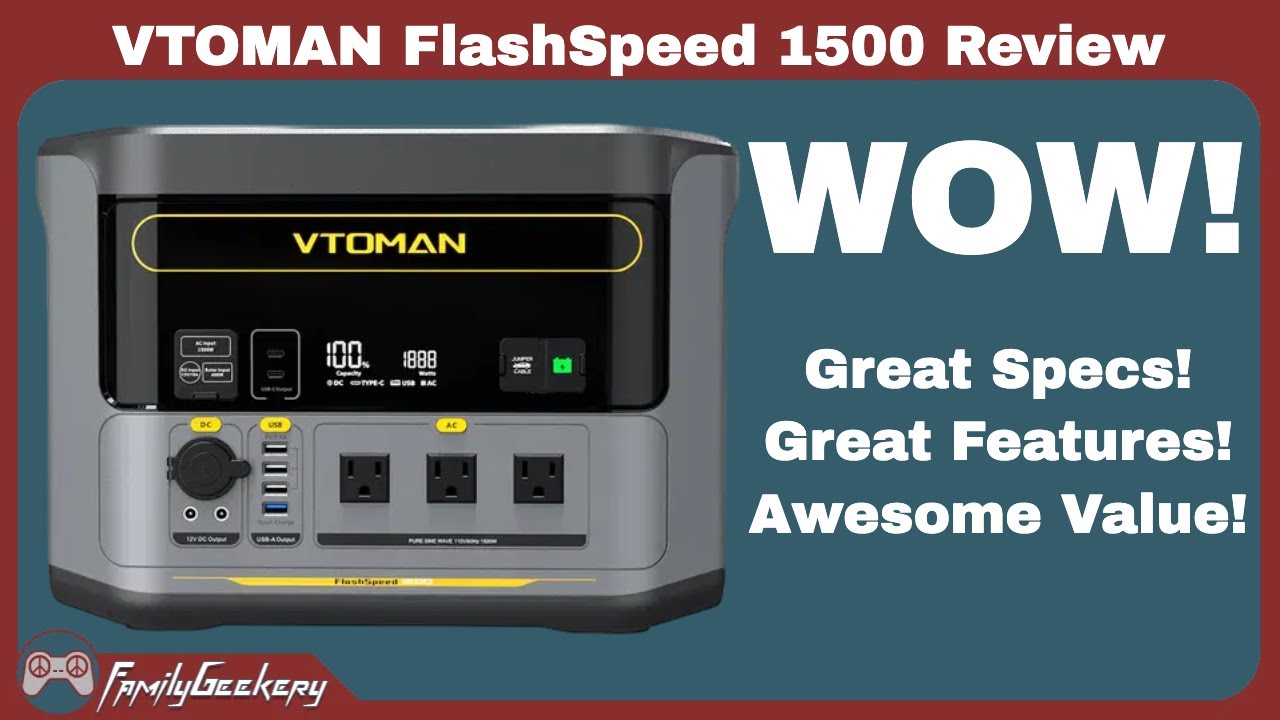 VTOMAN FlashSpeed 1500 Full Test and Review!