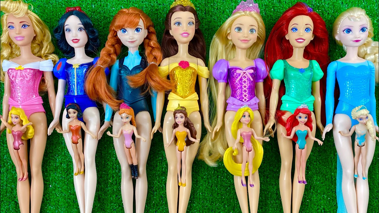 Cute Miniatures Disney Princess Frozen ELSA & Annall! elsa satisfying unboxing