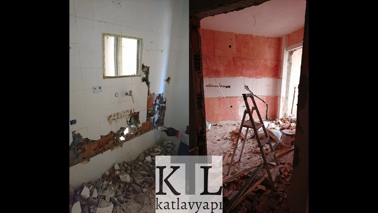 Baştan sona ev tadilatı, evin son haline şaşıracaksınız!! @katlavyapiantalya