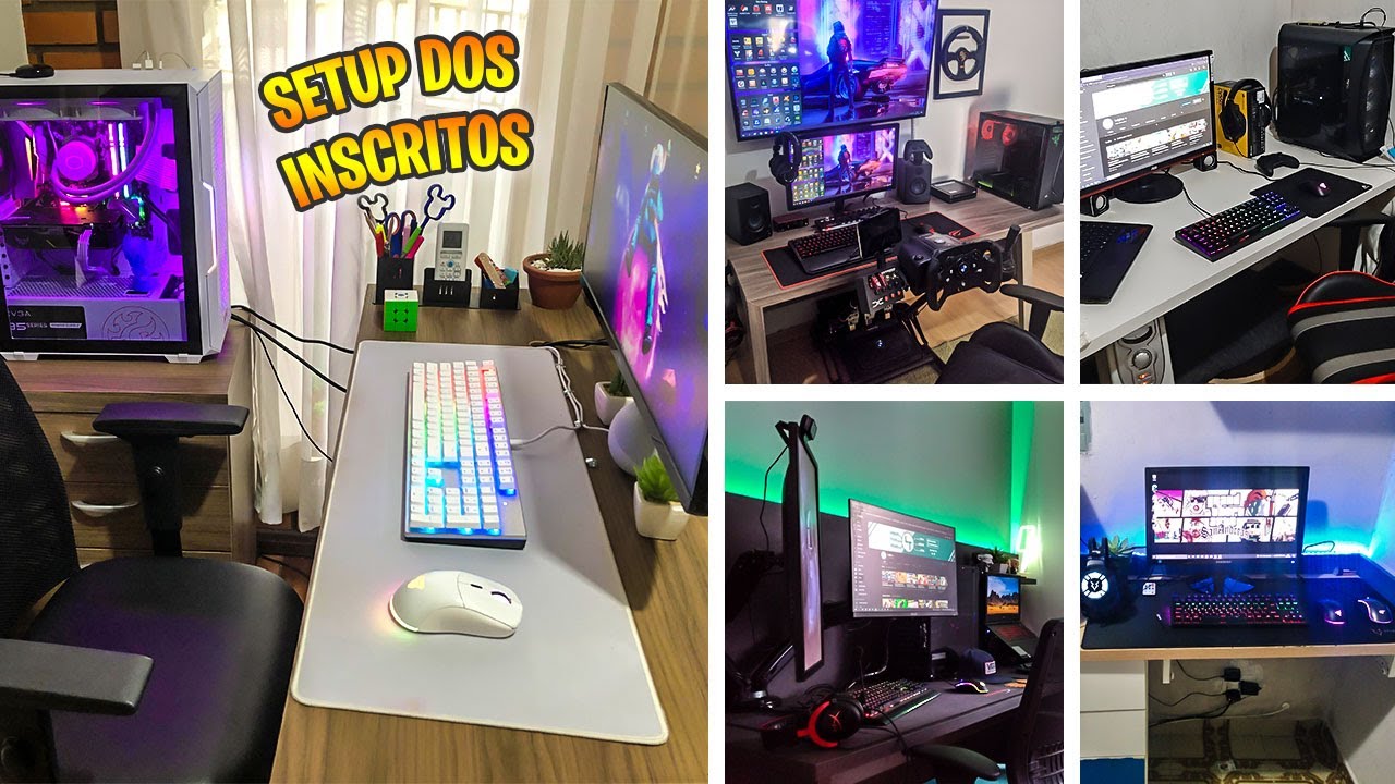 SETUP GAMER NO TRABALHO - Setup dos inscritos