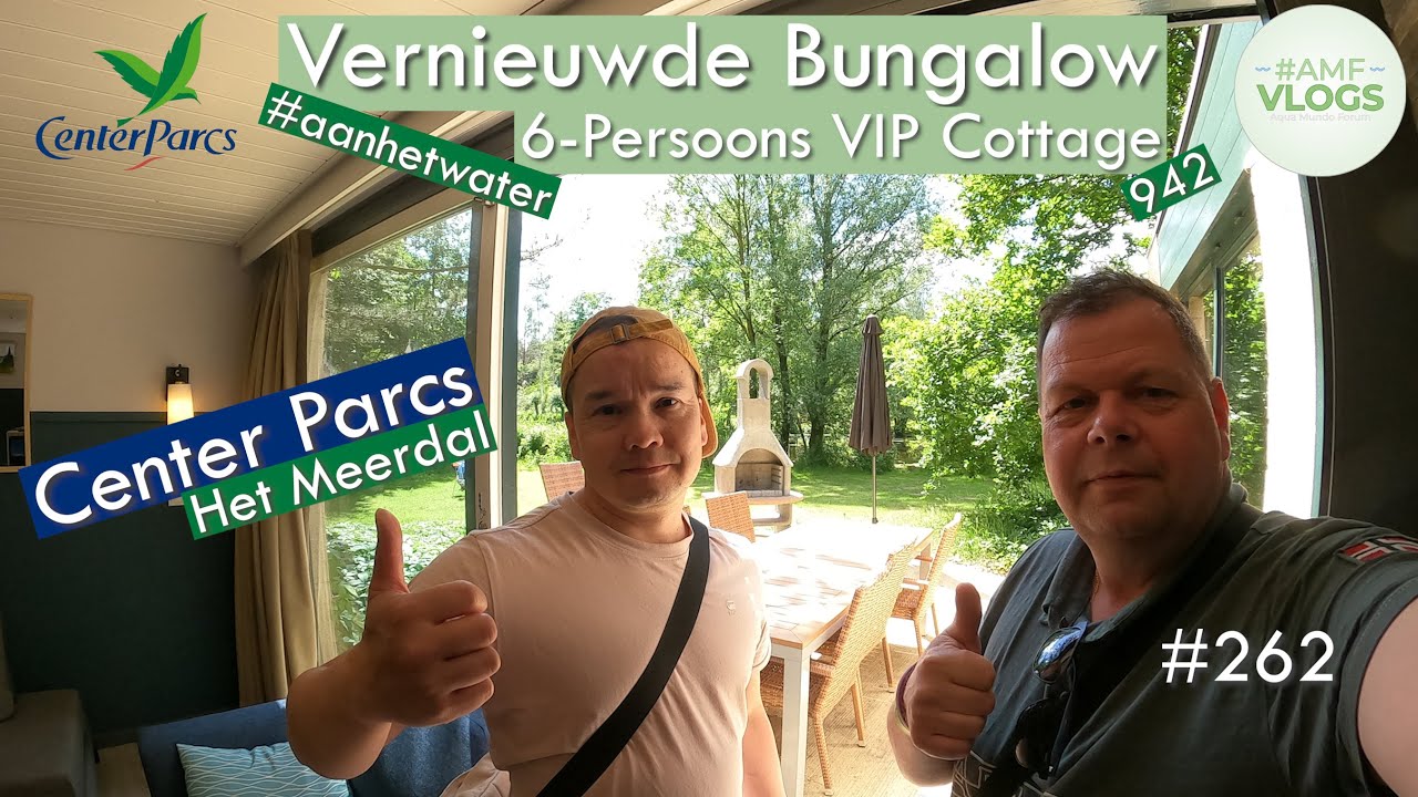 VOLLEDIG VERNIEUWDE 6 PERSOONS VIP COTTAGE NUMMER 942 CENTER PARCS HET MEERDAL VLOG 262 #amfvlogs