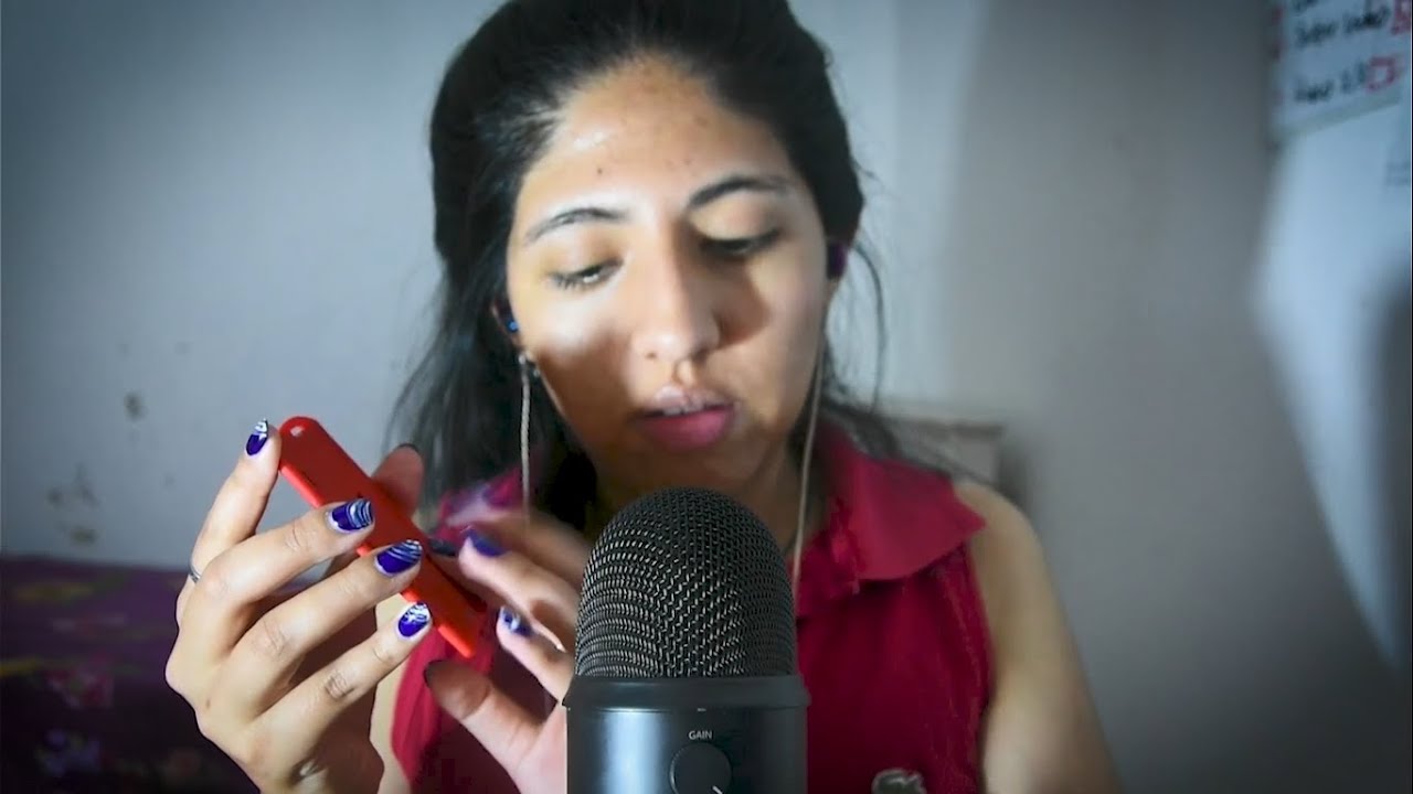 ASMR TRIGGERS pero con objetos rojos ❤️