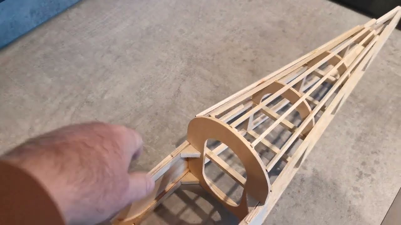 Building video blog Flair SE5A fuselage build video 2