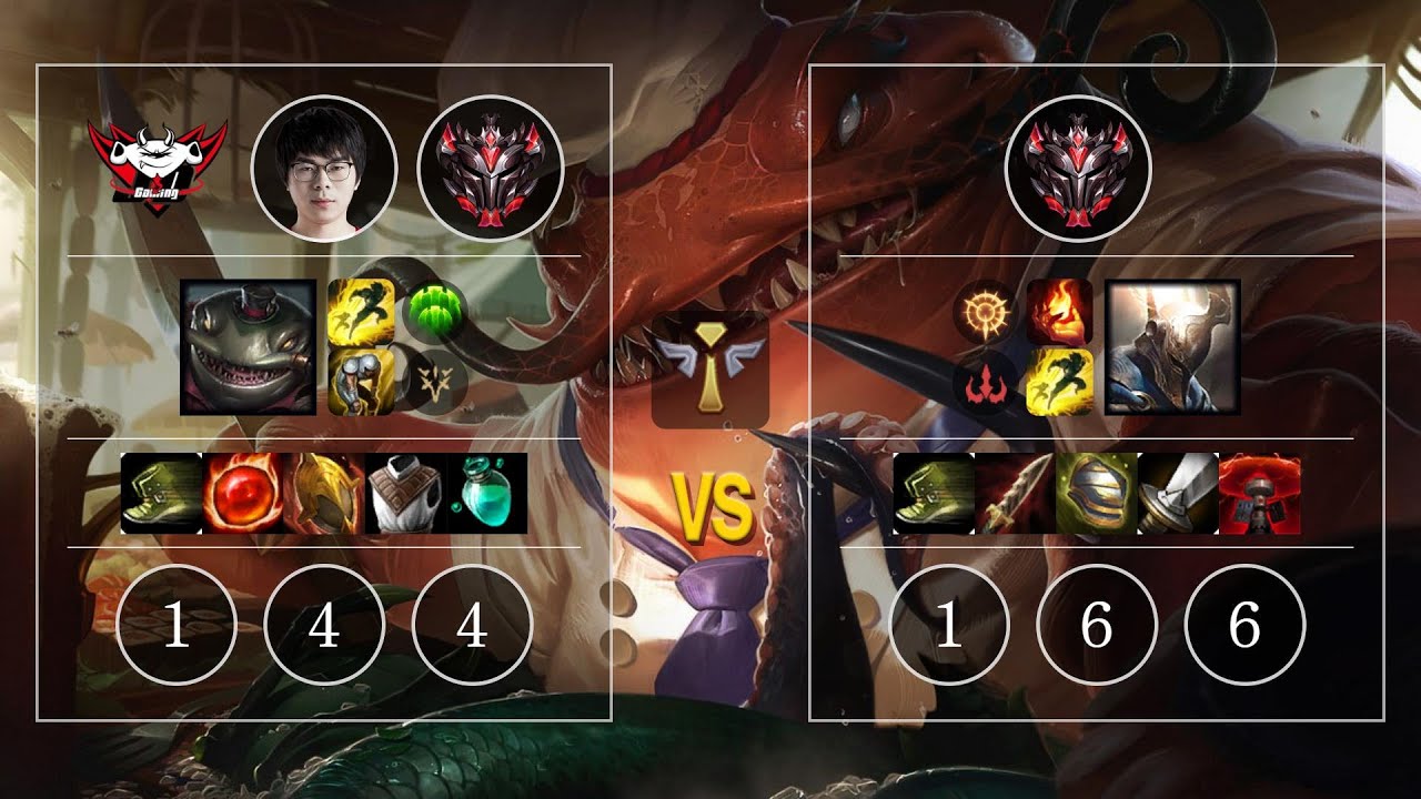 JDG LvMao Tahm Kench vs Pantheon Sup - KR Patch 10.12