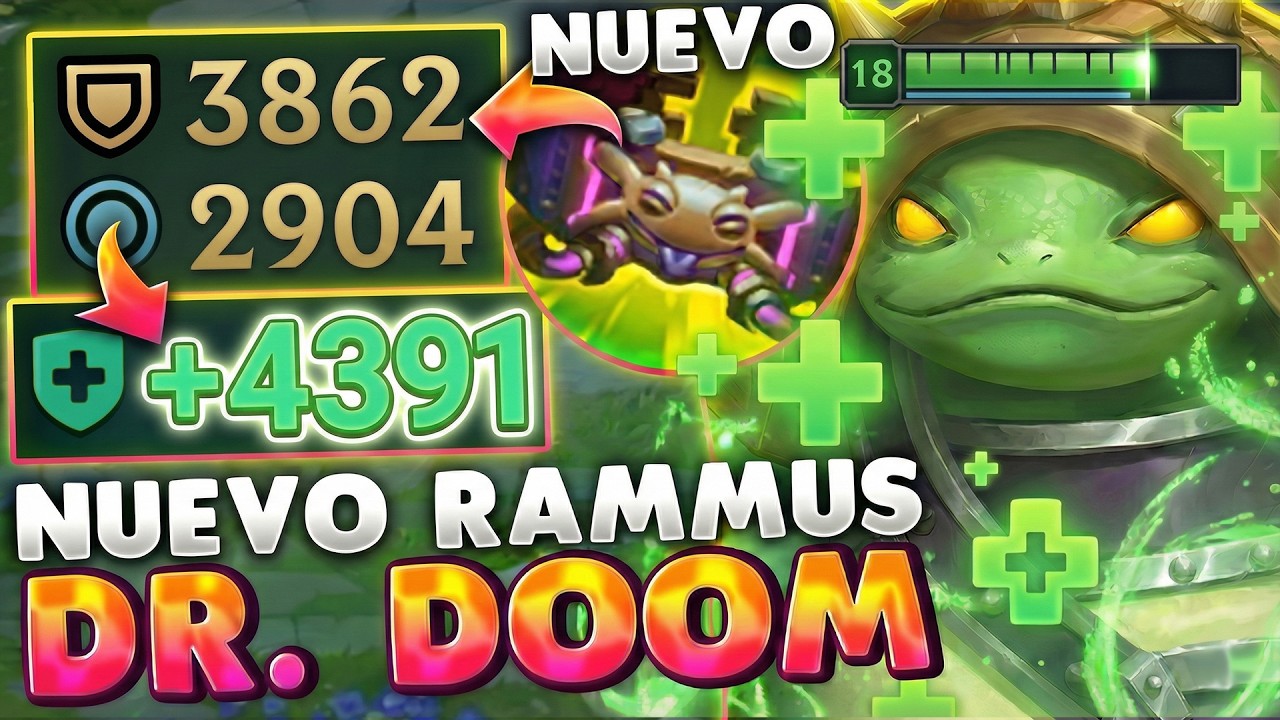 🤮¡ES UNA LOCURA! el *NUEVO ITEM TANKE* CURA +4391 de VIDA a RAMMUS y ESCALA con ARMADURA INFINITA