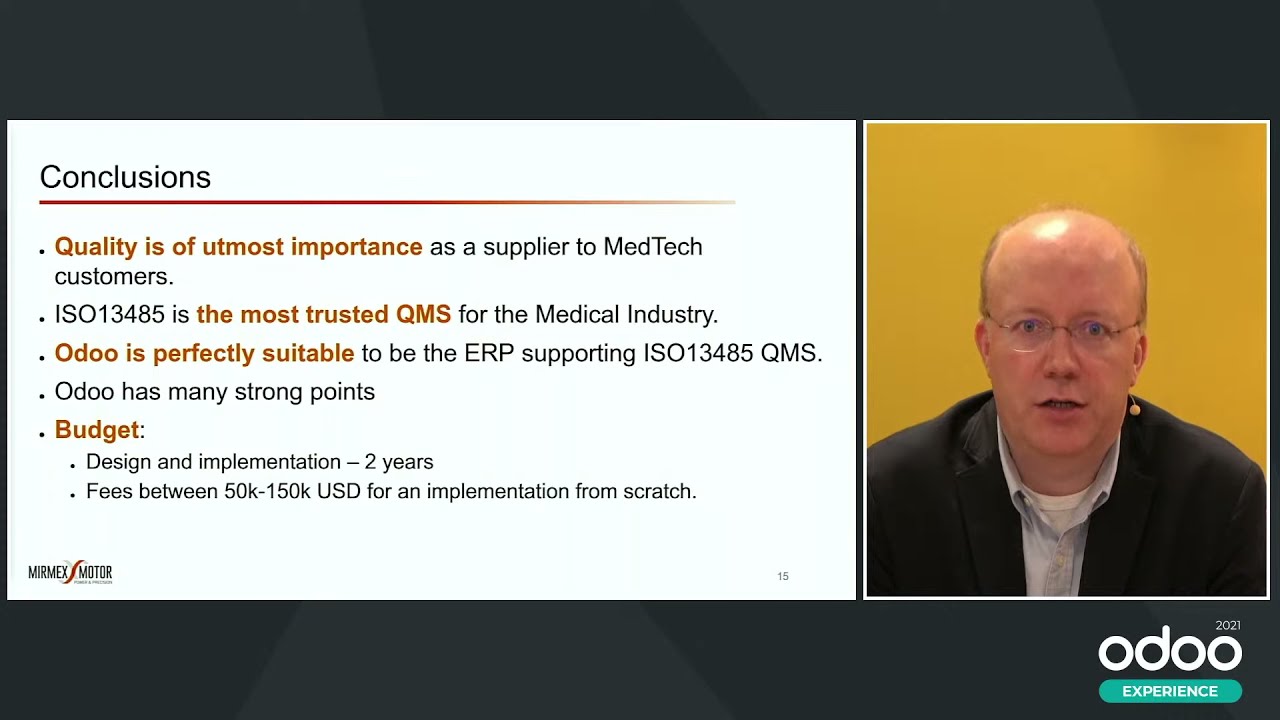 Building an ISO compliant engineering company with Odoo