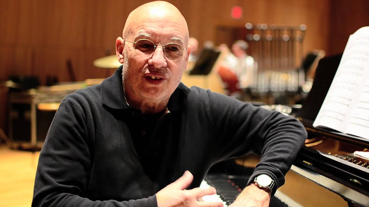 Dennis Russell Davies in rehearsal (Philip Glass Symphony No. 9 - US Premiere)