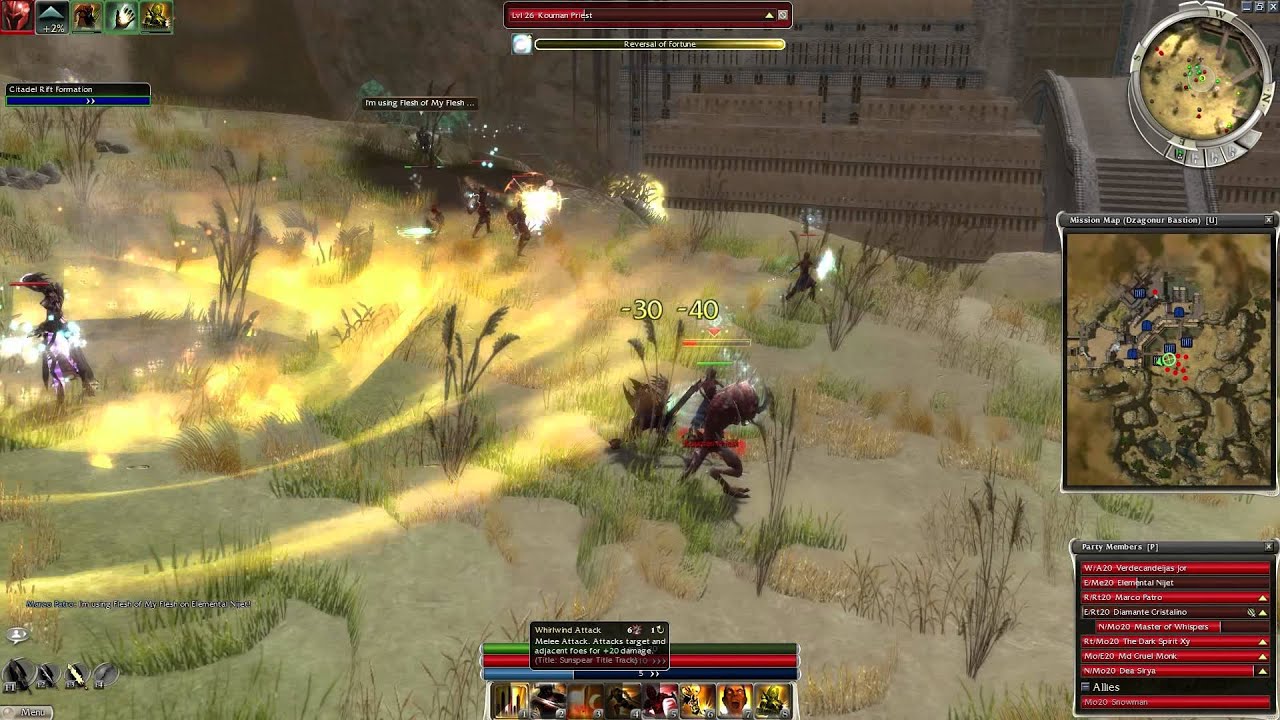 Guild Wars: Zaishen Mission - Dzagonur Bastion [Hard Mode] (1080p)