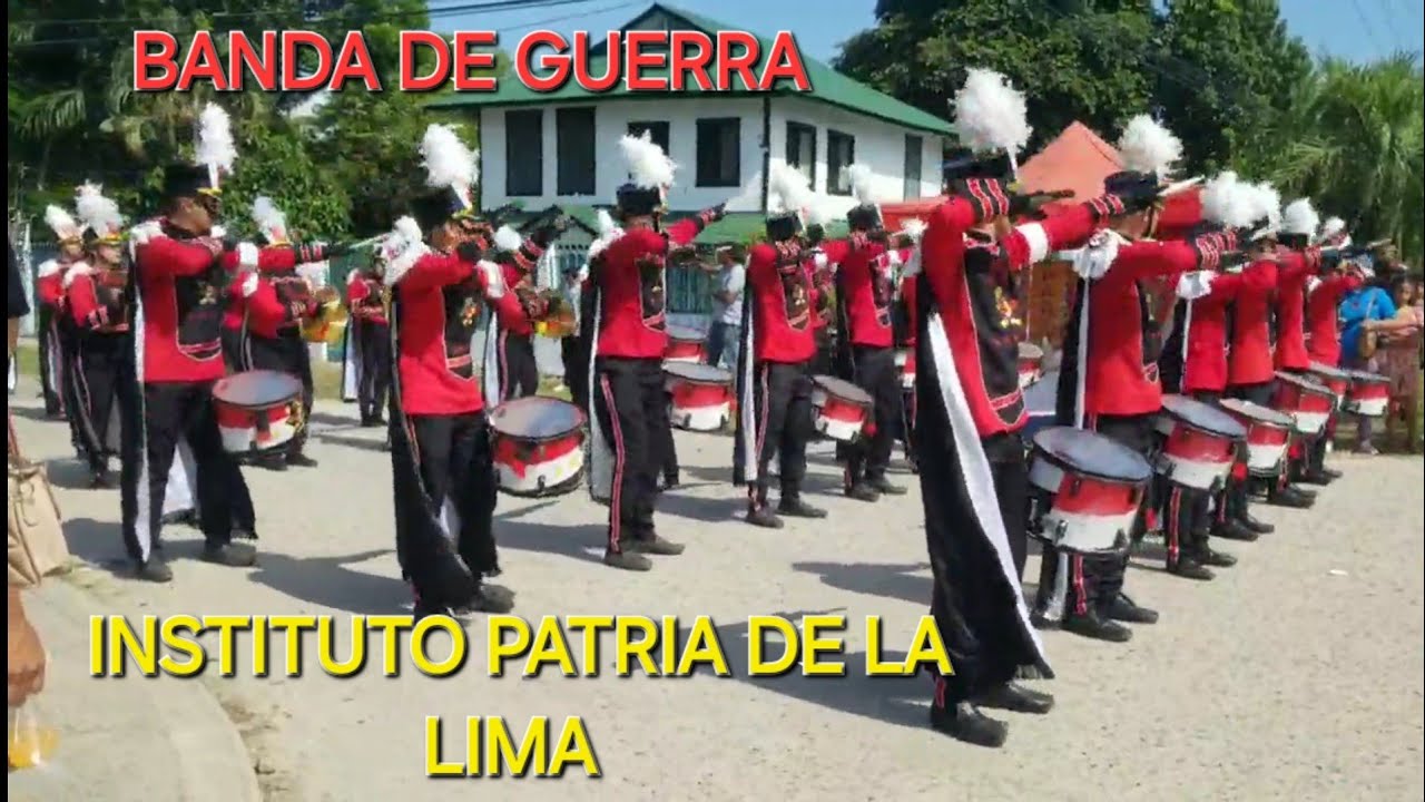instituto patria de la lima cortes banda de guerra desfilando #instituto #patria #honduras