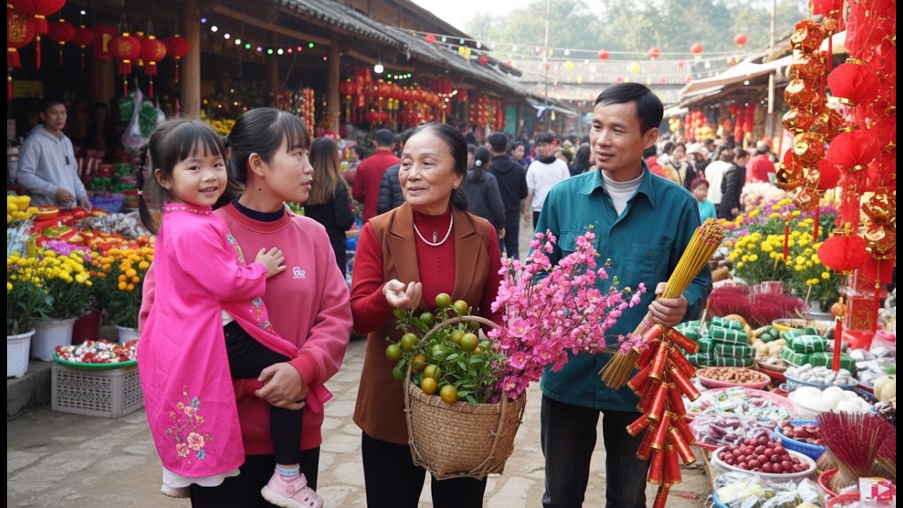 Huyen, De & Mother Sam Clean and Decorate Home for Vietnamese Lunar New Year 2026