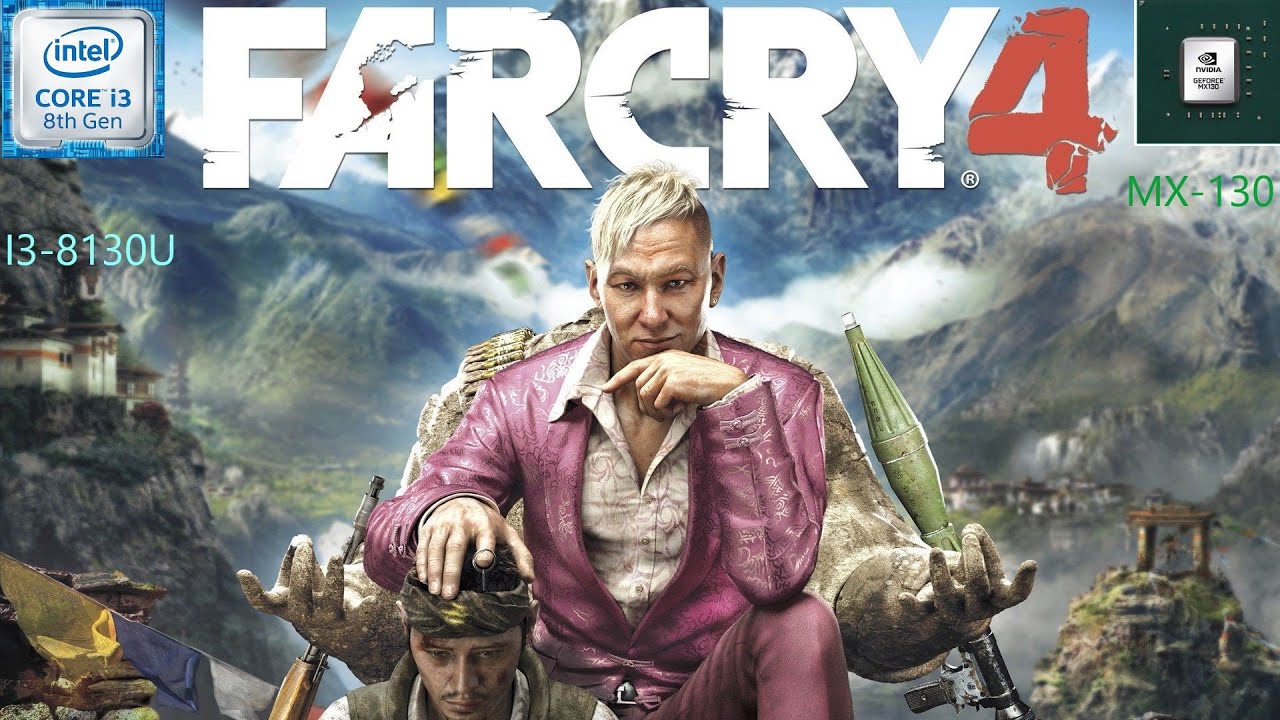 тест игры Far Cry 4 на acer a515-51g (mx 130, i3-8130,8gb DDR4 2400)