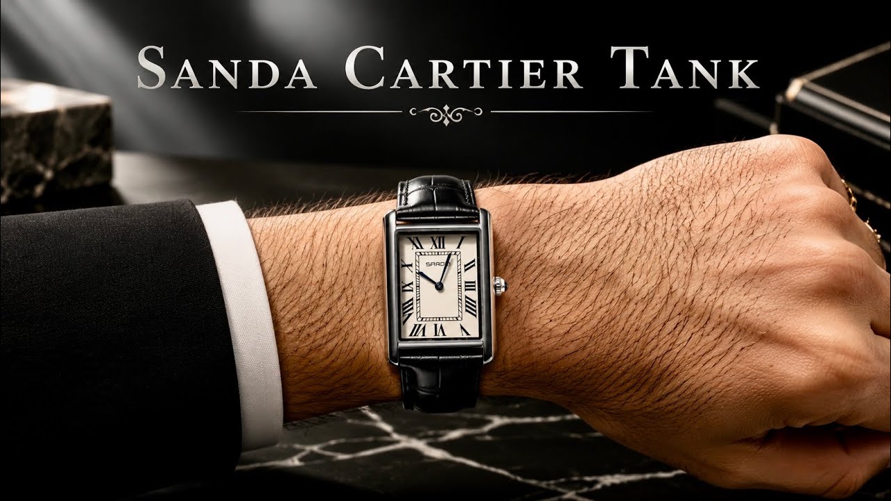 Reloj Sanda Homenaje al Cartier Tank, por menos de 500 pesos MX
