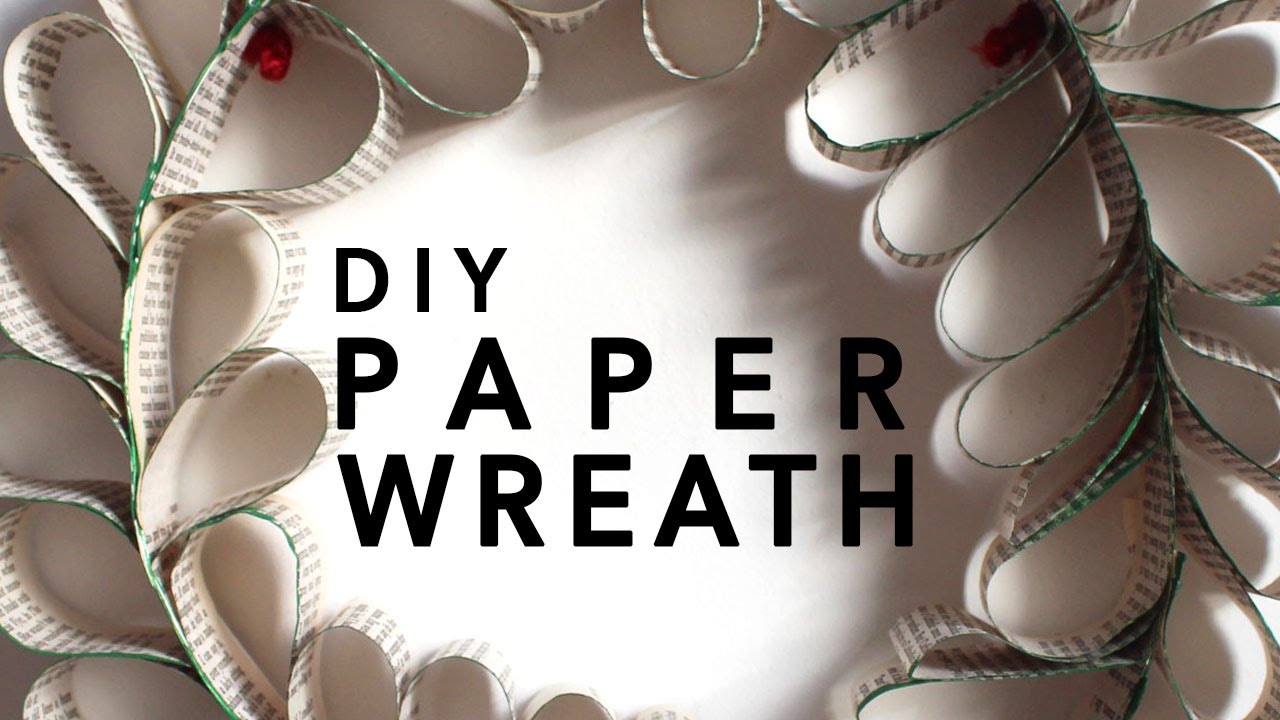 DIY Paper Wreath