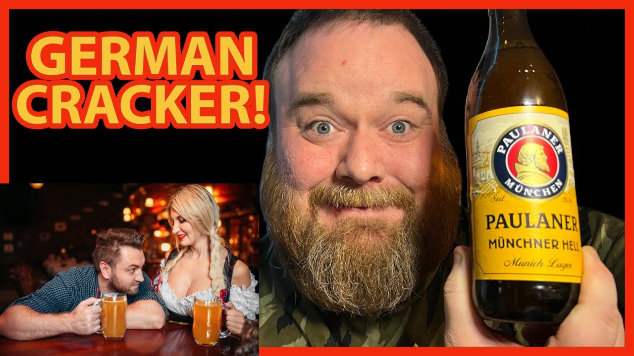 Paulaner Munchner Hell 4.9%| Helles Lager  German Beer Review!