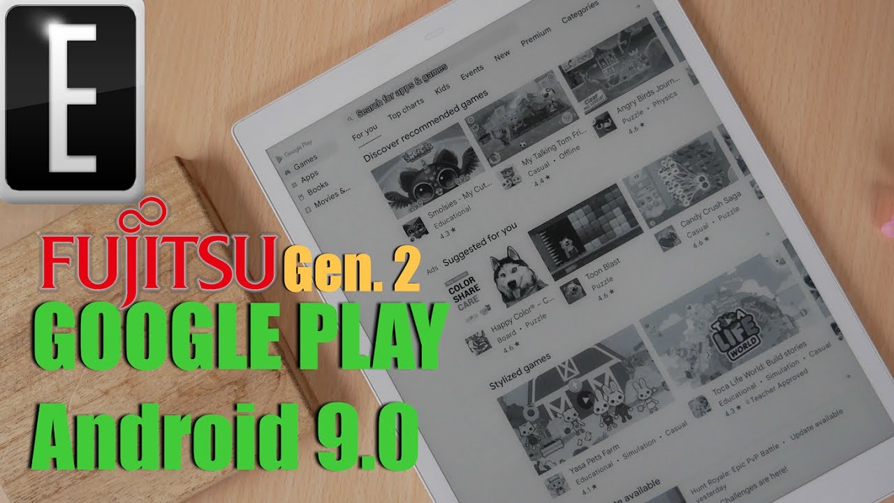Fujitsu Quaderno Gen 2 + GOOGLE PLAY Android 9.0