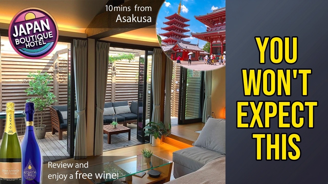 ASAKUSA EAST Terrace －KANDO－ - You Won't Expect This | Tokyo, Japan🛏️