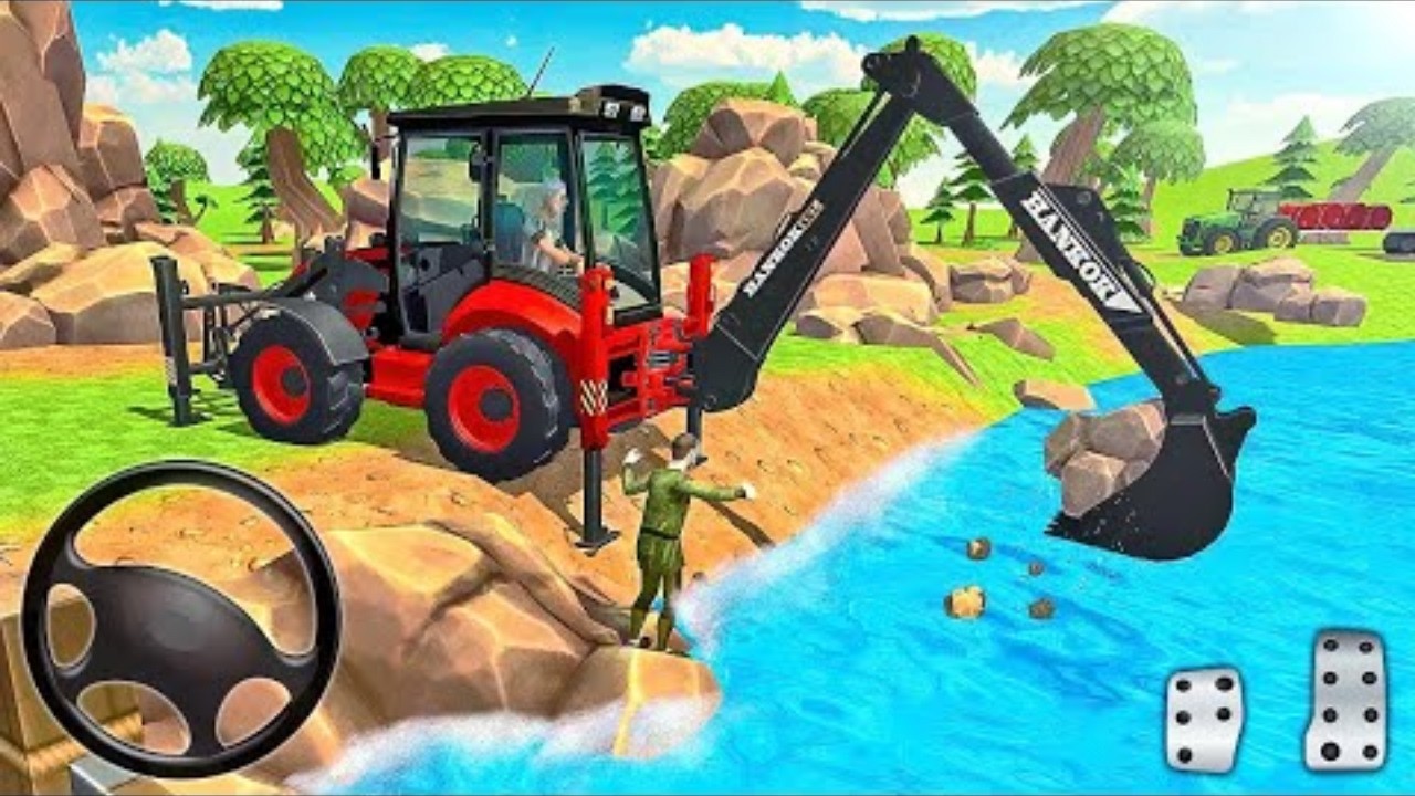 JCB 3DX BACKHOE LOADER BUS SIMULATOR INDONESIA LIVE STREAM