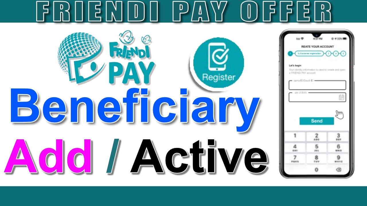 How to add beneficiary on Friendi pay | Frendi pay men bank kaise add kren