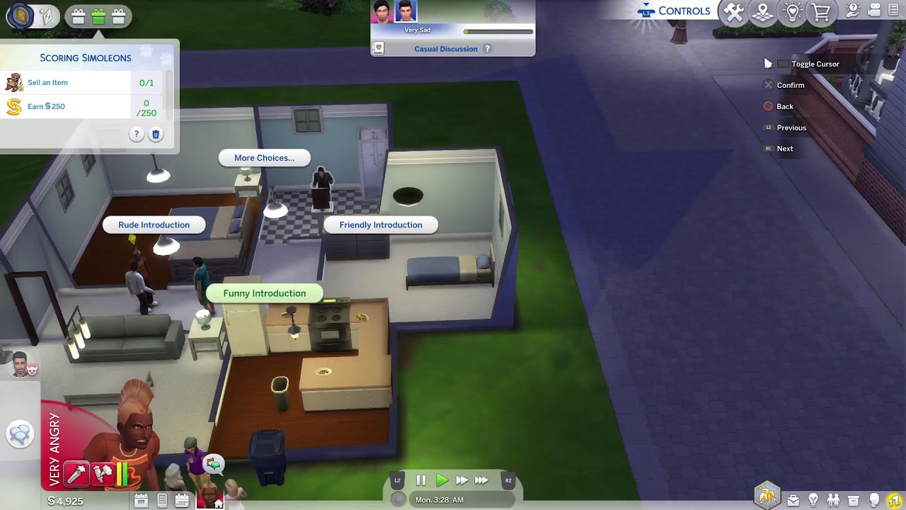 Sims4: Creating the feature of shadow's family