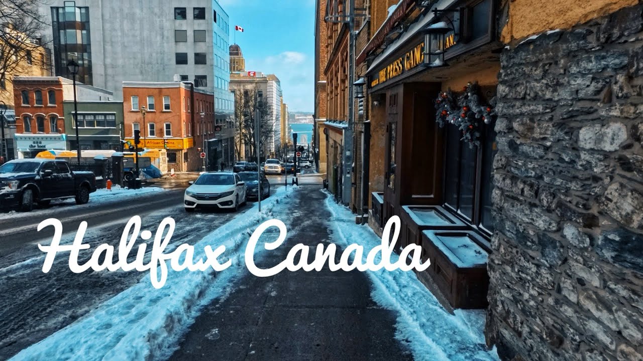 Surviving a Windy Winter Day in Halifax 🇨🇦 | Real 4K Walk December 2025