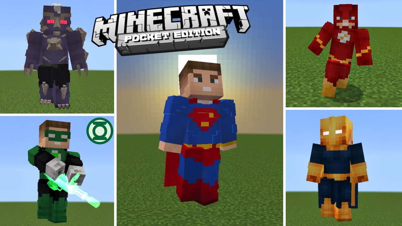 Superheroes Addon for Survival in MCPE 1.21.50 - 1.21.120 | Heroic Legacy V7.0